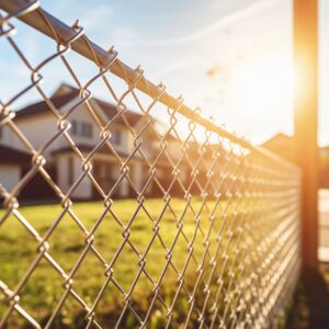 Gartenzaun um Haustiere zu schützen